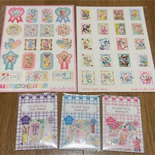 新品♡レトロアニマル♡シールセット(シール)