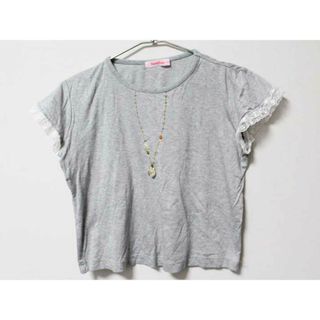 ファミリア(familiar)の《ファミリア/familiar》140cm 半袖Tシャツ/半袖カットソー グレー【中古】子供服 キッズ kids ジュニア 女の子 夏 325032 tops(Tシャツ/カットソー)