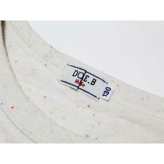 ミキハウス(mikihouse)の‡ミキハウスダブルB/MIKIHOUSE DOUBLE.B‡130cm 半袖Tシャツ/半袖カットソー ベージュ【中古】子供服 キッズ kids 男の子 夏 524032 tops(Tシャツ/カットソー)