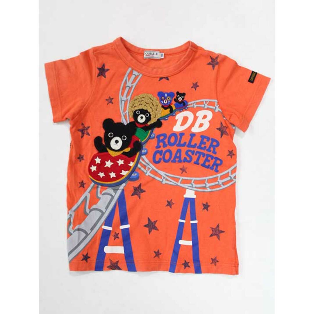 DOUBLE.B(ダブルビー)の☆ミキハウスダブルB/MIKIHOUSE DOUBLE.B☆110cm 半袖Tシャツ/半袖カットソー オレンジ Bくん 【中古】子供服 キッズ kids 男の子 夏 524032 tops キッズ/ベビー/マタニティのキッズ服女の子用(90cm~)(Tシャツ/カットソー)の商品写真