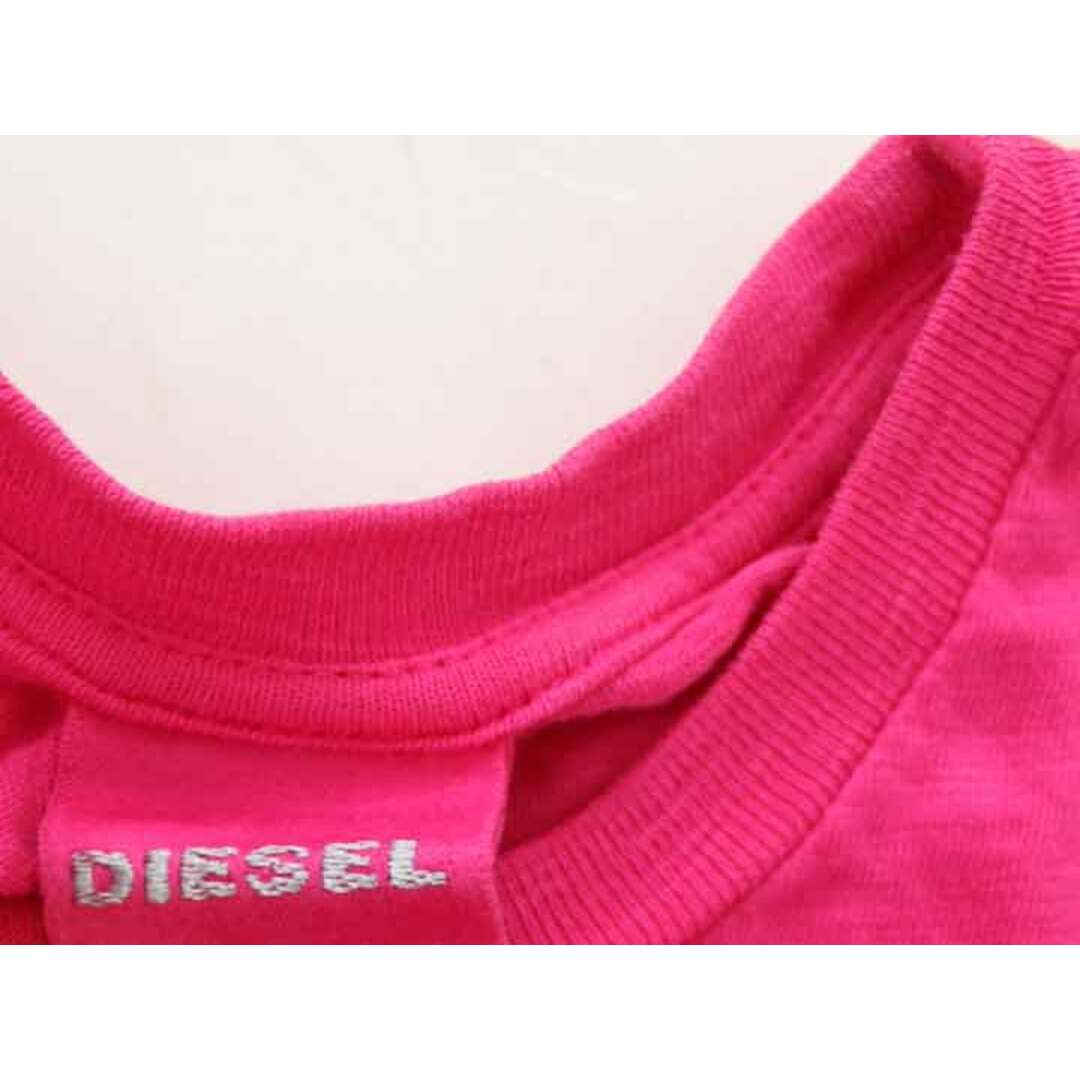 DIESEL(ディーゼル)の†ディーゼルキッズ/DIESEL kids†160cm(14) 半袖Tシャツ/半袖カットソー ピンク【中古】子供服 キッズ kids ジュニア 女の子 夏 426022 tops キッズ/ベビー/マタニティのキッズ服女の子用(90cm~)(Tシャツ/カットソー)の商品写真