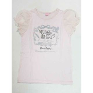 メゾピアノ(mezzo piano)の☆メゾピアノ/mezzo piano☆150cm 半袖Tシャツ/半袖カットソー ピンク 【中古】子供服 キッズ kids ジュニア 女の子 夏 915032 tops(Tシャツ/カットソー)