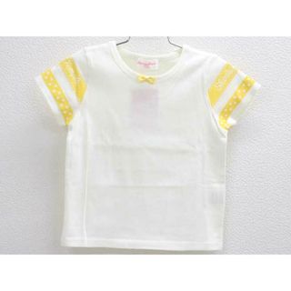 シャーリーテンプル(Shirley Temple)の新品 未使用品◇エミリーテンプルルル/Emily Temple Lulu◇110cm 半袖Tシャツ/半袖カットソー 黄×ベージュ系 子供 キッズ kids 女の子 夏 815032 tops(Tシャツ/カットソー)