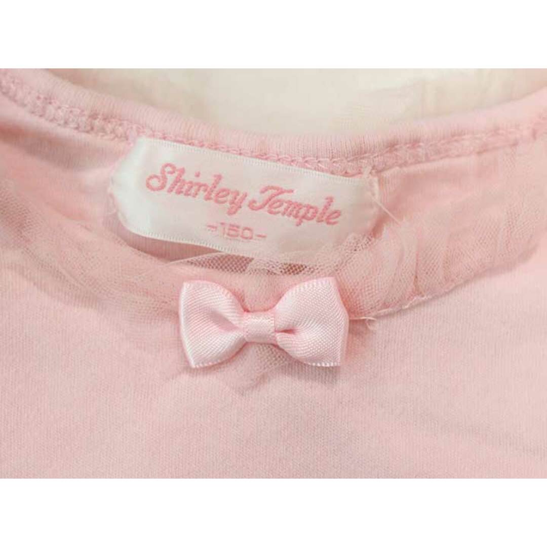 Shirley Temple(シャーリーテンプル)の☆シャーリーテンプル/Shirley Temple☆150cm 半袖Tシャツ/半袖カットソー ピンク 【中古】子供服 キッズ kids ジュニア 女の子 夏 915032 tops キッズ/ベビー/マタニティのキッズ服女の子用(90cm~)(Tシャツ/カットソー)の商品写真