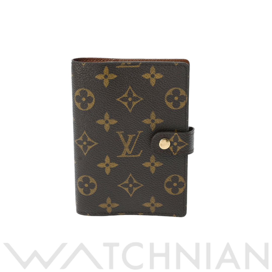 LOUIS VUITTON(ルイヴィトン)の中古 ルイ ヴィトン LOUIS VUITTON R20005 CA0095 ユニセックス 手帳カバー モノグラム ブラウン モノグラムキャンバス インテリア/住まい/日用品の文房具(その他)の商品写真