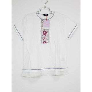 新品 未使用品[ズッパディズッカ/zuppa di zucca]130cm 半袖カットソー/半袖Tシャツ 白 子供服 キッズ kids 女の子 夏 036032 tops