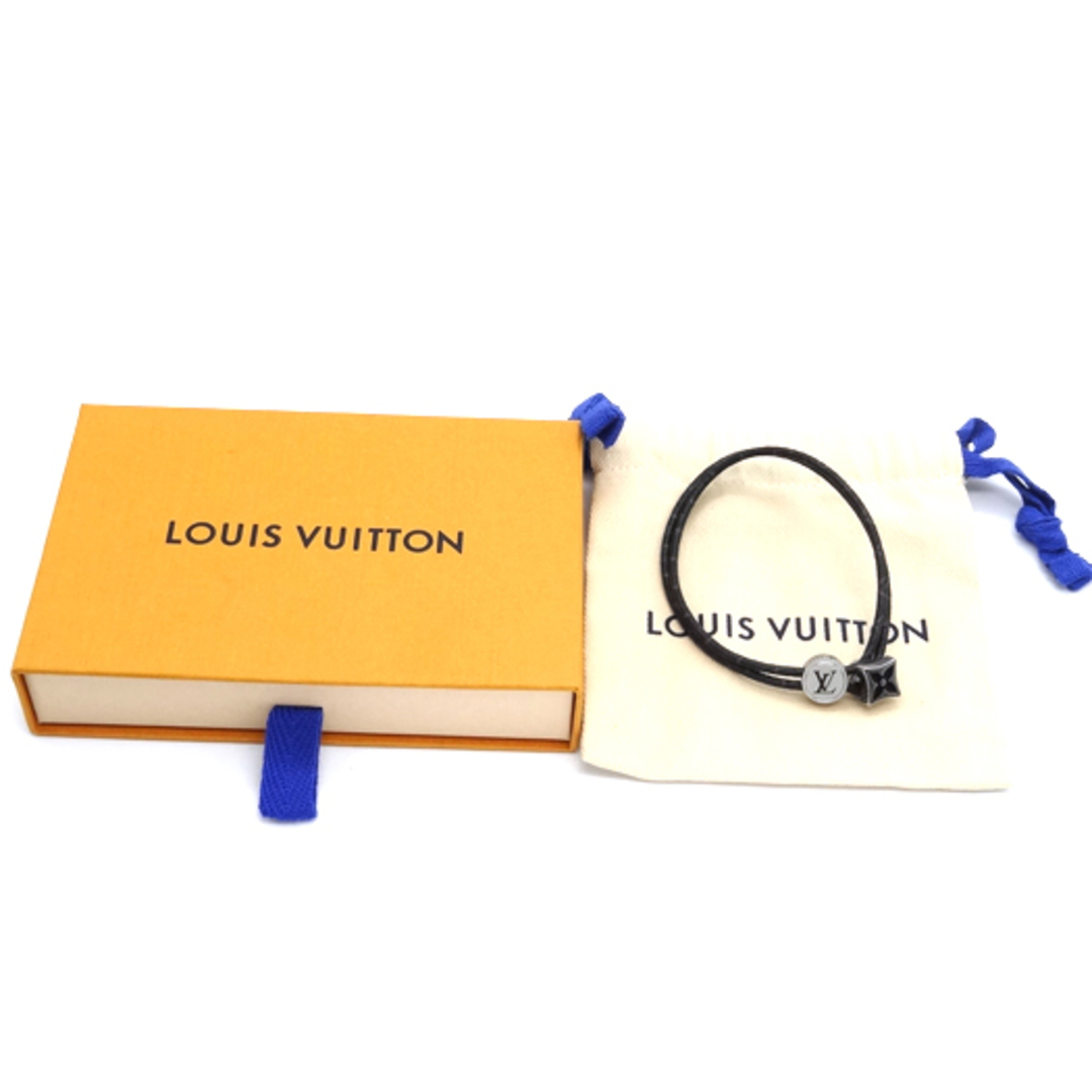 LOUIS VUITTON(ルイヴィトン)のルイ ヴィトン ブラスレ キャッチ イット 19cm エクリプス グリ ブラック 黒 シルバー金具 M8111E LOUIS ブレスレット VUITTON 横浜BLANC レディースのアクセサリー(ブレスレット/バングル)の商品写真