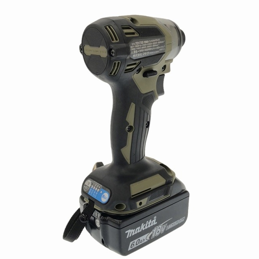 マキタ 18V インパクトドライバー TD173D オリーブ + 純正バッテリー マキタ 18V インパクトドライバー TD173D オリーブ + 純正バッテリー