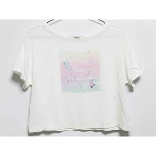 メゾピアノ(mezzo piano)の‡メゾピアノ/mezzo piano‡150cm 半袖Tシャツ/半袖カットソー 白系【中古】子供服 キッズ kids ジュニア 女の子 夏 915032 tops(Tシャツ/カットソー)