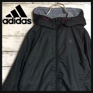 アディダス(adidas)の【快適素材】アディダス　シンプルナイロンジャケット　裏フリース　K861(ナイロンジャケット)