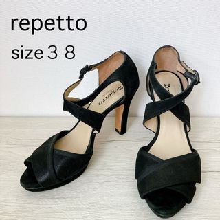 美品✨repetto レペット サンダル スエード ブラック 38 24cm