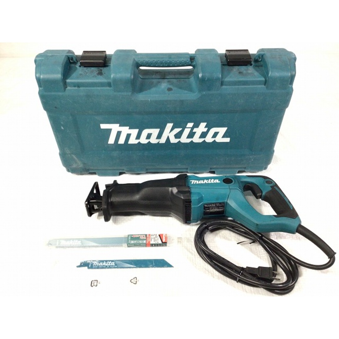 Makita(マキタ)の☆中古品☆ makita マキタ 100V レシプロソー JR3051T 青/ブルー 本体+ケース 電動工具 多目的用 切断機 セーバソー セーバーソー 87409 自動車/バイクのバイク(工具)の商品写真