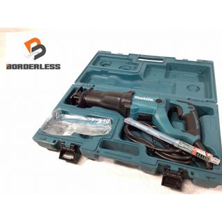 マキタ(Makita)の☆中古品☆ makita マキタ 100V レシプロソー JR3051T 青/ブルー 本体+ケース 電動工具 多目的用 切断機 セーバソー セーバーソー 87409(工具)