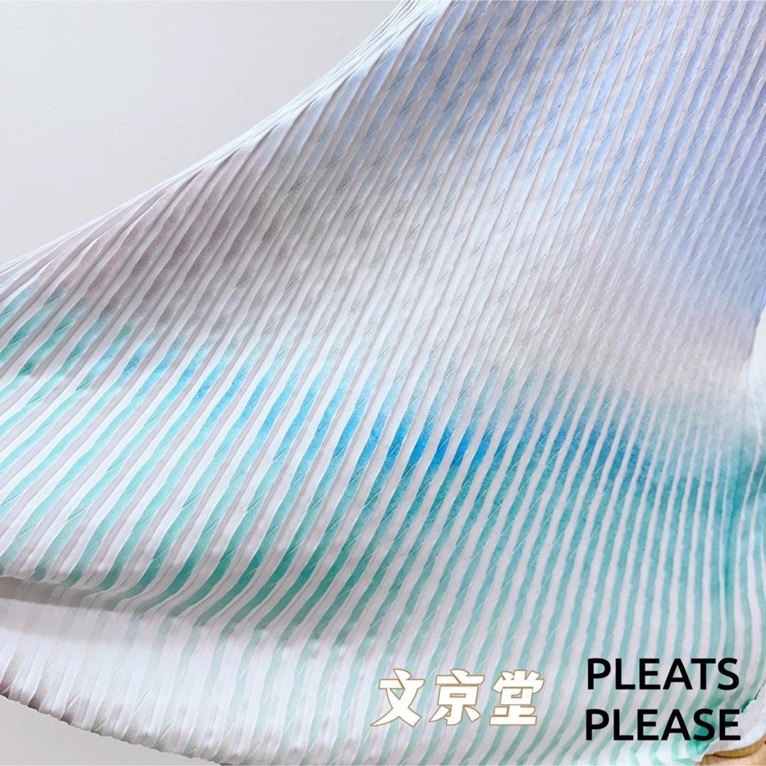 ISSEY MIYAKE(イッセイミヤケ)のISSEY MIYAKE SUFFUSED PLEATS 限定色ワンピース レディースのワンピース(ロングワンピース/マキシワンピース)の商品写真