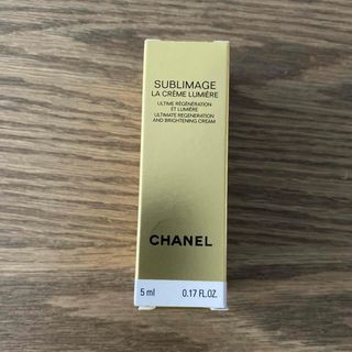 シャネル(CHANEL)のシャネル　サブリマージュ　ラクレームルミエール　エモリエントクリーム　サンプル(フェイスクリーム)