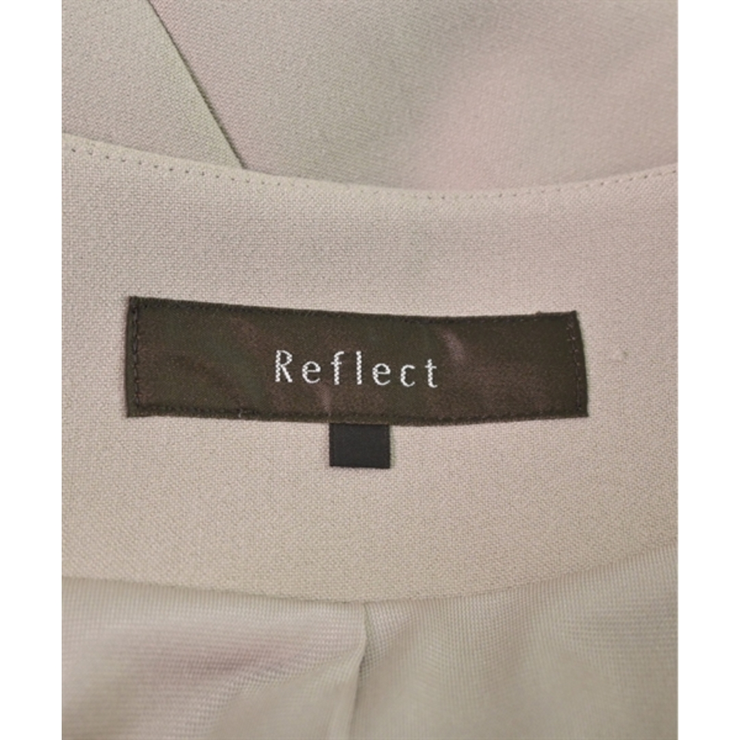 ReFLEcT(リフレクト)のReflect リフレクト ノーカラージャケット 11(L位) ベージュ 【古着】【中古】 レディースのジャケット/アウター(ノーカラージャケット)の商品写真