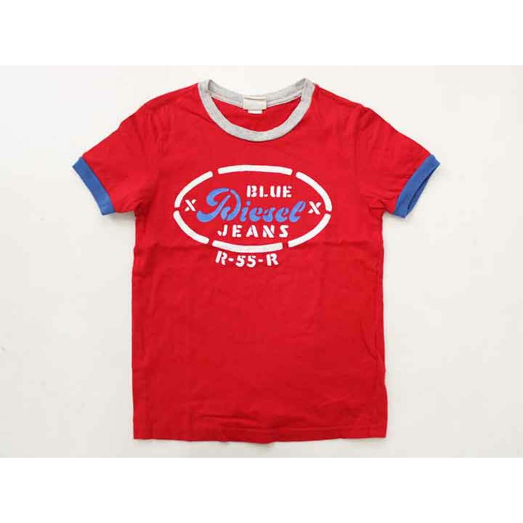 DIESEL(ディーゼル)の†ディーゼルキッズ/DIESEL kids†115cm(6) 半袖Tシャツ/半袖カットソー 赤【中古】子供服 キッズ kids 男の子 夏 426022 tops キッズ/ベビー/マタニティのキッズ服女の子用(90cm~)(Tシャツ/カットソー)の商品写真