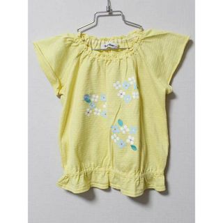 ファミリア(familiar)の《ファミリア/familiar》110cm 半袖Tシャツ/半袖カットソー 黄色【中古】子供服 キッズ kids 女の子 夏 325032 tops(Tシャツ/カットソー)