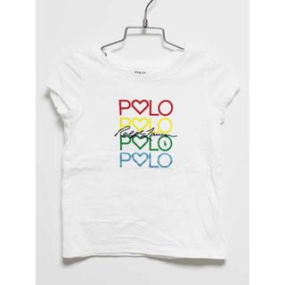 ラルフローレン(Ralph Lauren)の‡ラルフローレン/Ralph Lauren‡110cm 半袖Tシャツ/半袖カットソー 白系 '20年製【中古】子供服 キッズ kids 女の子 夏 615032 tops(Tシャツ/カットソー)