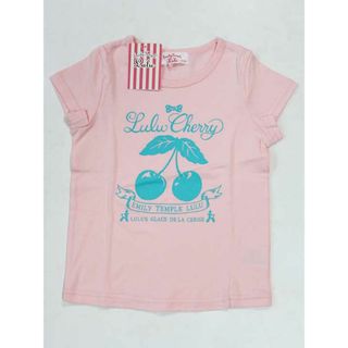 シャーリーテンプル(Shirley Temple)の新品 未使用品☆エミリーテンプルルル/EmilyTemple Lulu☆110cm 半袖Tシャツ/半袖カットソー ピンク 子供服 キッズ kids 女の子 夏 915032 tops(Tシャツ/カットソー)