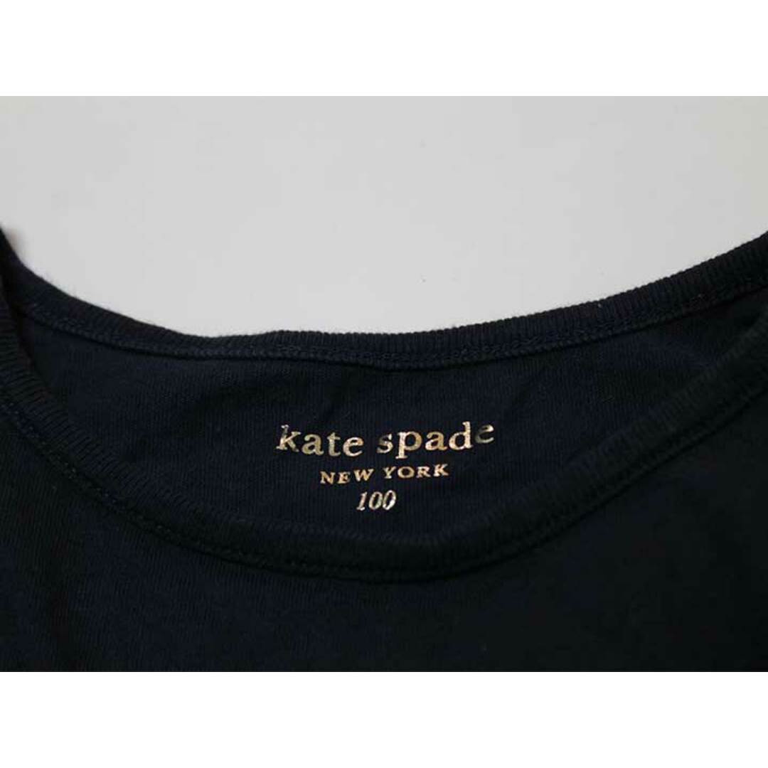 kate spade new york(ケイトスペードニューヨーク)の‡ケイトスペードニューヨーク/kate spade new york kids‡100cm 半袖Tシャツ/半袖カットソー/ノースリーブカットソー 紺系 '20年製【中古】子供服 キッズ kids 女の子 夏 704032 tops キッズ/ベビー/マタニティのキッズ服女の子用(90cm~)(Tシャツ/カットソー)の商品写真