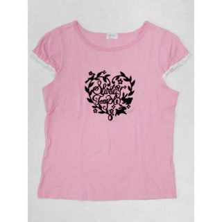 シャーリーテンプル(Shirley Temple)の☆シャーリーテンプル/Shirley Temple☆160cm 半袖Tシャツ/半袖カットソー ピンク 【中古】子供服 キッズ kids ジュニア 女の子 夏 915032 tops(Tシャツ/カットソー)