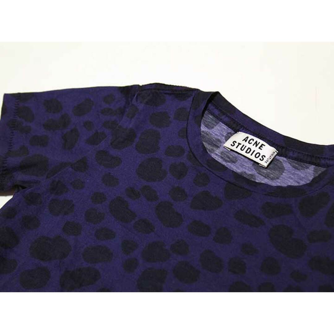 Acne Studios(アクネストゥディオズ)の‡アクネストゥディオズ/ACNE STUDIOS‡95cm 半袖Tシャツ/半袖カットソー 紫×黒【中古】子供服 キッズ kids 男の子 女の子 夏 905032 tops キッズ/ベビー/マタニティのキッズ服女の子用(90cm~)(Tシャツ/カットソー)の商品写真