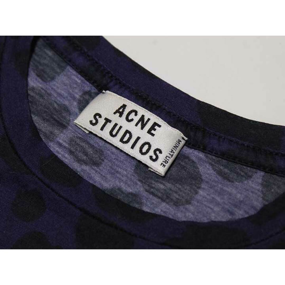 Acne Studios(アクネストゥディオズ)の‡アクネストゥディオズ/ACNE STUDIOS‡95cm 半袖Tシャツ/半袖カットソー 紫×黒【中古】子供服 キッズ kids 男の子 女の子 夏 905032 tops キッズ/ベビー/マタニティのキッズ服女の子用(90cm~)(Tシャツ/カットソー)の商品写真