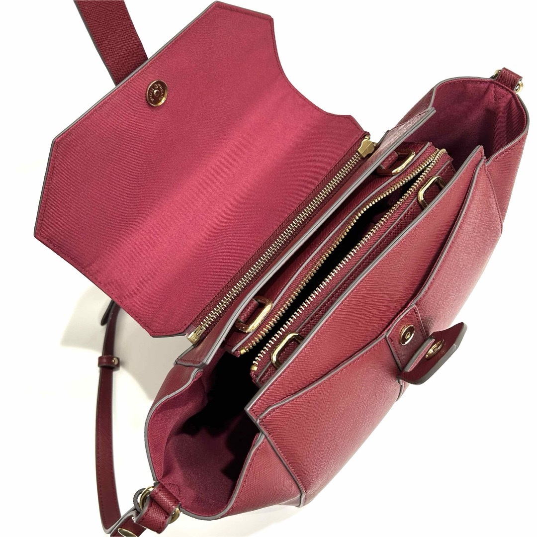 Samantha Thavasa(サマンサタバサ)のSamantha Thavasa サマンサタバサ ハンドバッグ　ショルダー　赤 レディースのバッグ(ハンドバッグ)の商品写真