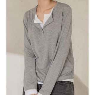 シーイン(SHEIN)の【完売商品】SHEIN トップス(カットソー(長袖/七分))