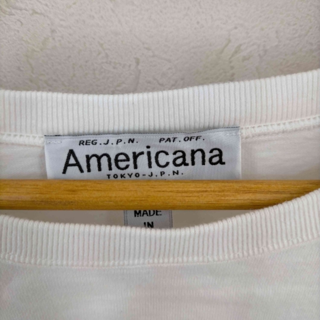 AMERICANA(アメリカーナ)のAmericana(アメリカーナ) フットボールTシャツ レディース トップス レディースのトップス(カットソー(長袖/七分))の商品写真