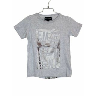 エンポリオアルマーニ(Emporio Armani)の[エンポリオ アルマーニ/EMPORIO ARMANI]106cm 半袖カットソー/半袖Tシャツ グレー '20年製【中古】子供服 キッズ kids 男の子 夏 225032 tops(Tシャツ/カットソー)