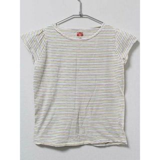 《ボントン/BONTON》145cm 半袖Tシャツ/半袖カットソー ピンク×黄色系【中古】子供服 キッズ kids ジュニア 女の子 夏 215032 tops(Tシャツ/カットソー)