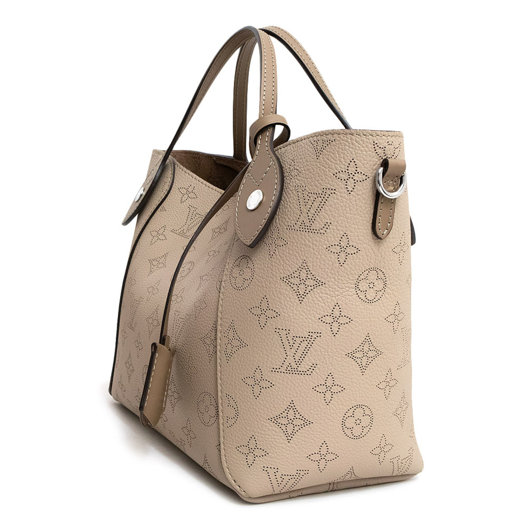 LOUIS VUITTON(ルイヴィトン)のルイ ヴィトン マヒナ ヒナ PM 2way ショルダー ハンドバッグ 斜め掛け モノグラムマヒナ レザー ガレ ベージュ シルバー金具 M54351 LOUIS VUITTON（未使用　展示品） レディースのバッグ(ハンドバッグ)の商品写真