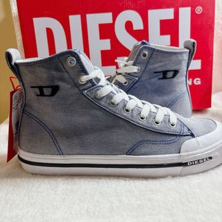 ディーゼル(DIESEL)のDIESEL デニム仕様 S-ATHOS MID ミドルカットスニーカー(スニーカー)