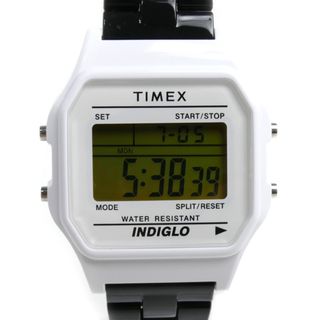 タイメックス(TIMEX)のTIMEX タイメックス クラシック タイル コレクション 腕時計 電池式 ホワイト ブラック TW2V20100-1 メンズ【未使用】【買取品】(腕時計(デジタル))