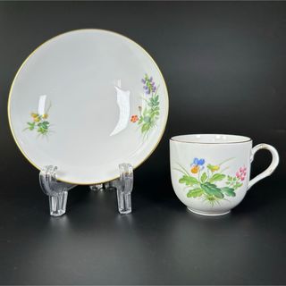 マイセン(MEISSEN)の新品 マイセン 草原に咲く花 コーヒーカップ&ソーサー1客、1級品(食器)