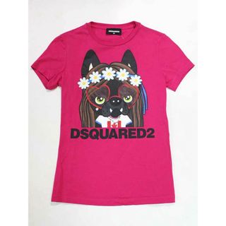 ディースクエアード(DSQUARED2)の☆ディースクエアード/Dsquared2☆150cm 半袖Tシャツ/半袖カットソー ピンク '21年製 【中古】子供服 キッズ kids ジュニア 女の子 夏 026032 tops(Tシャツ/カットソー)