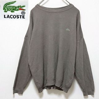 ラコステ(LACOSTE)の希少 サイズ ラコステ ワンポイント 刺繍 ロゴ ビックサイズ ニット(ニット/セーター)