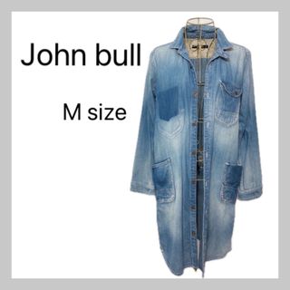 JOHNBULL - John bull  デニム  シャツワンピース　ダメージ加工　ジョンブル