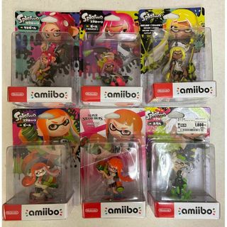 スプラトゥーン amiibo ガール 6セット(ゲームキャラクター)