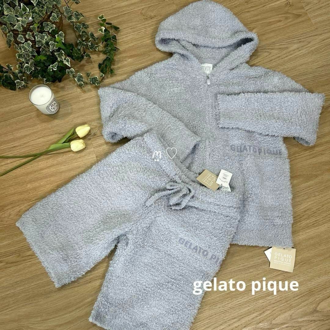 gelato pique - 新品 ジェラートピケ パーカー&ショートパンツ上下