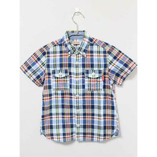 ミキハウス(mikihouse)の《ミキハウス/mikihouse》120cm 半袖シャツ ブルー系【中古】子供服 キッズ kids 男の子 夏 524032 tops(シャツ/カットソー)