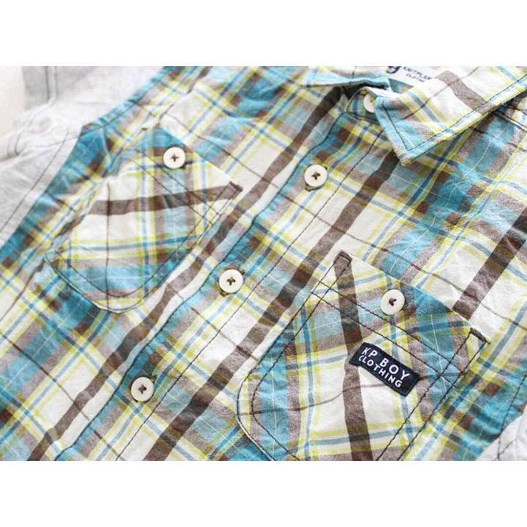 KP(ニットプランナー)の〓ニットプランナー/KP〓120cm  半袖シャツ グレー系【中古】子供服 キッズ kids  男の子  夏 306032 tops キッズ/ベビー/マタニティのベビー服(~85cm)(シャツ/カットソー)の商品写真