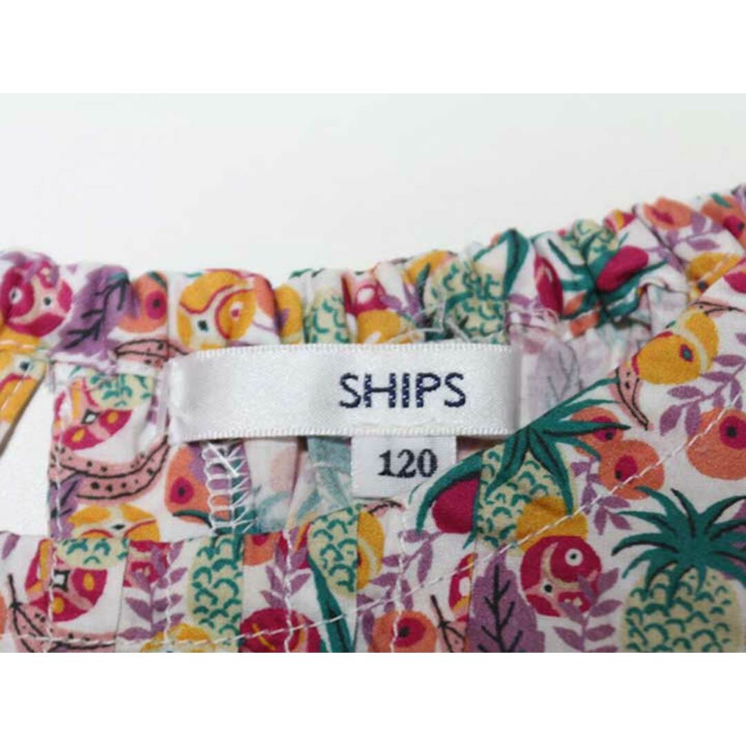 SHIPS(シップス)の‡シップス/SHIPS kids‡120cm ノースリーブ/ブラウス/袖なし 白系 リバティ【中古】子供服 キッズ kids 女の子 夏 126022 tops キッズ/ベビー/マタニティのベビー服(~85cm)(シャツ/カットソー)の商品写真