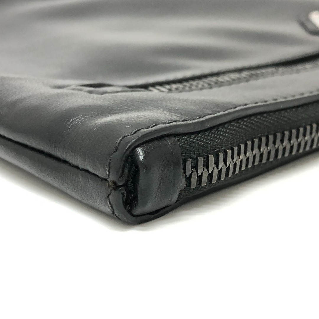 PRADA(プラダ)のプラダ PRADA トライアングルロゴ ストラップ付 カバン クラッチバッグ ブラック メンズのバッグ(セカンドバッグ/クラッチバッグ)の商品写真