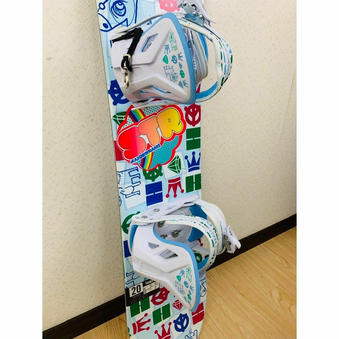HEAD - ジュニア スノーボード セット head 120cm ビンディング HEAD - ジュニア スノーボード セット head 120cm ビンディング