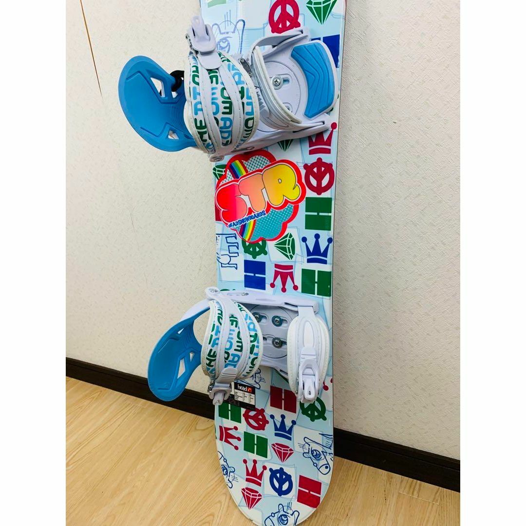 HEAD - ジュニア スノーボード セット head 120cm ビンディング HEAD - ジュニア スノーボード セット head 120cm ビンディング