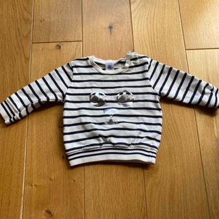 コドモビームス(こども ビームス)のPETIT BATEAU プチバトーカットソー12m/74cm(シャツ/カットソー)