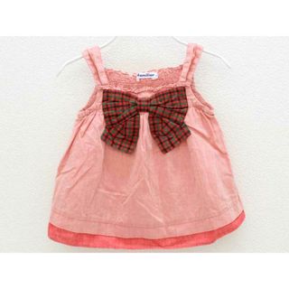 ファミリア(familiar)の[ファミリア/familiar]100cm ノースリーブブラウス 赤【中古】子供服 キッズ kids 女の子 夏 117022 tops(シャツ/カットソー)